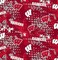 Licensed NCAA University of Wisconsin Splatter WIS-835 Cotton Fabric by the Yard